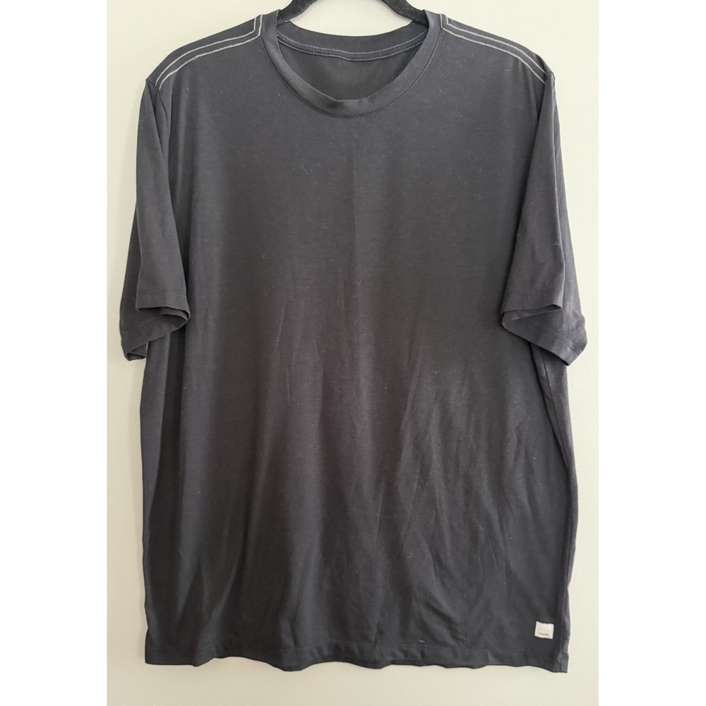 Vuori Shirt Current Tech Tee Black Men's‎ Size X-Large